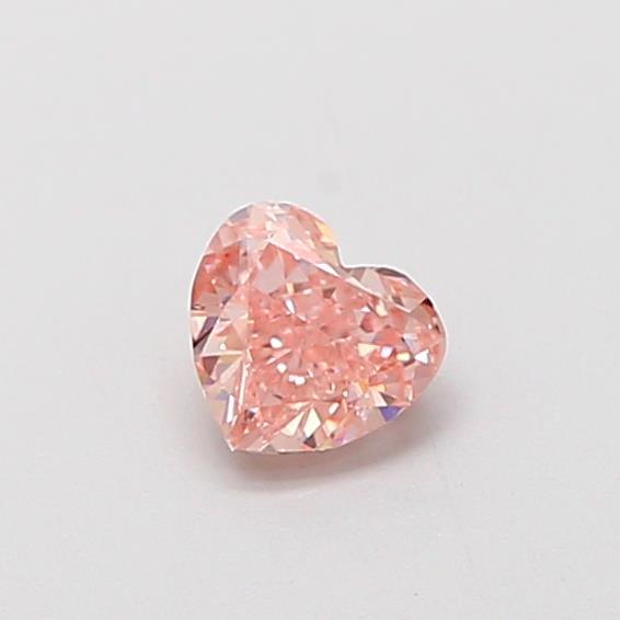 0.29 Ct. Fancy Pink Heart Lab Grown Diamond