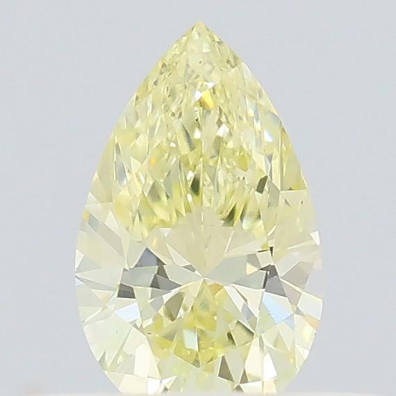 0.28 Ct. Fancy Light Yellow Pear Lab Grown Diamond