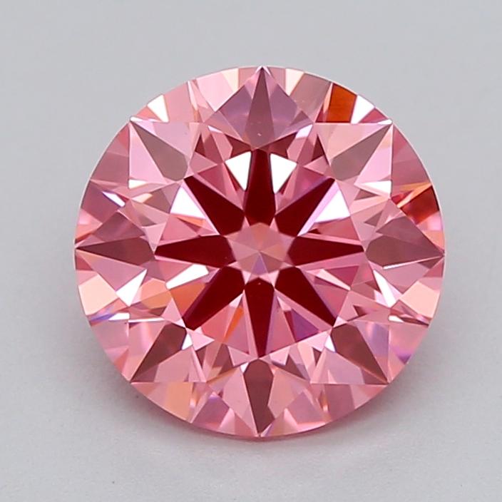 1.05 Ct. Fancy Vivid  Pink Round Lab Grown Diamond