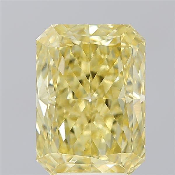 5.12 Ct. Fancy Intense Yellow Radiant Lab Grown Diamond