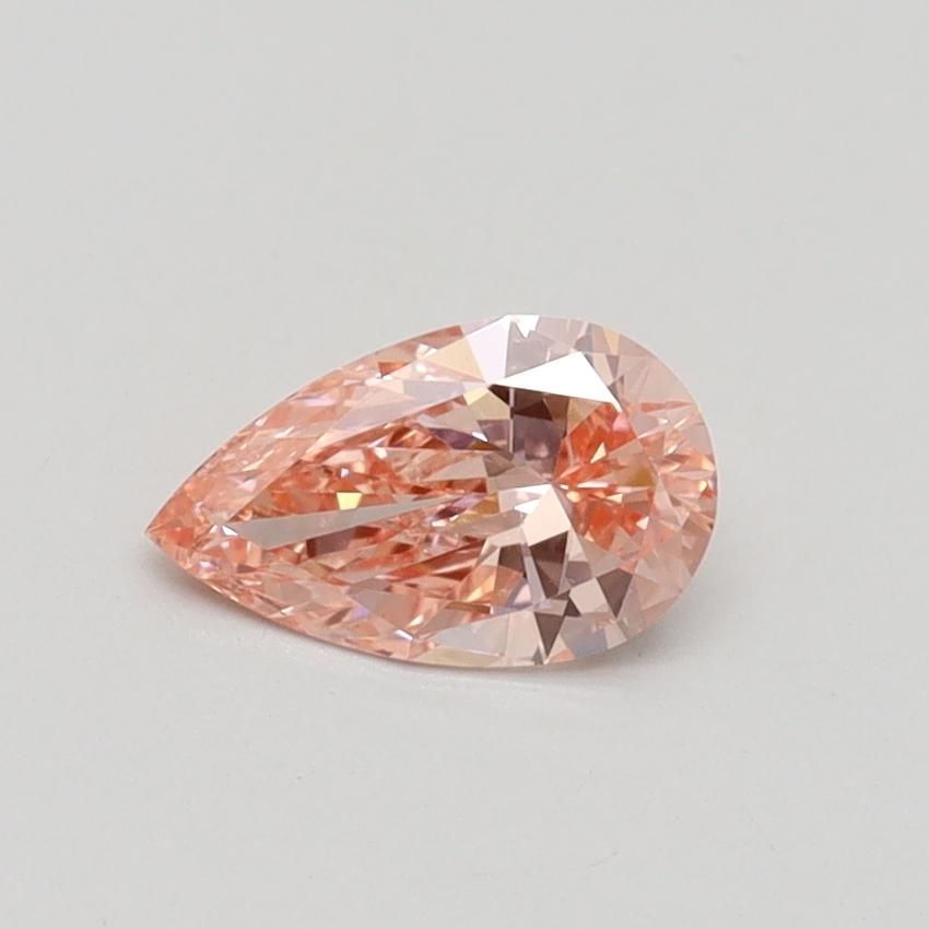 0.50 Ct. Fancy Intense Pink Pear Lab Grown Diamond