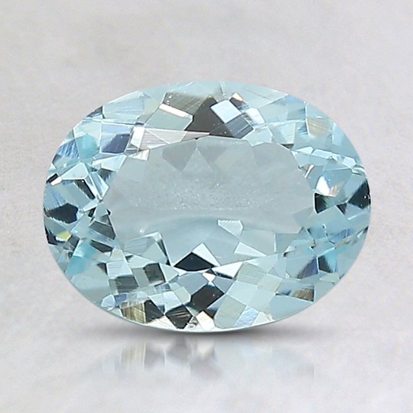 8.1x6.1mm Oval Aquamarine