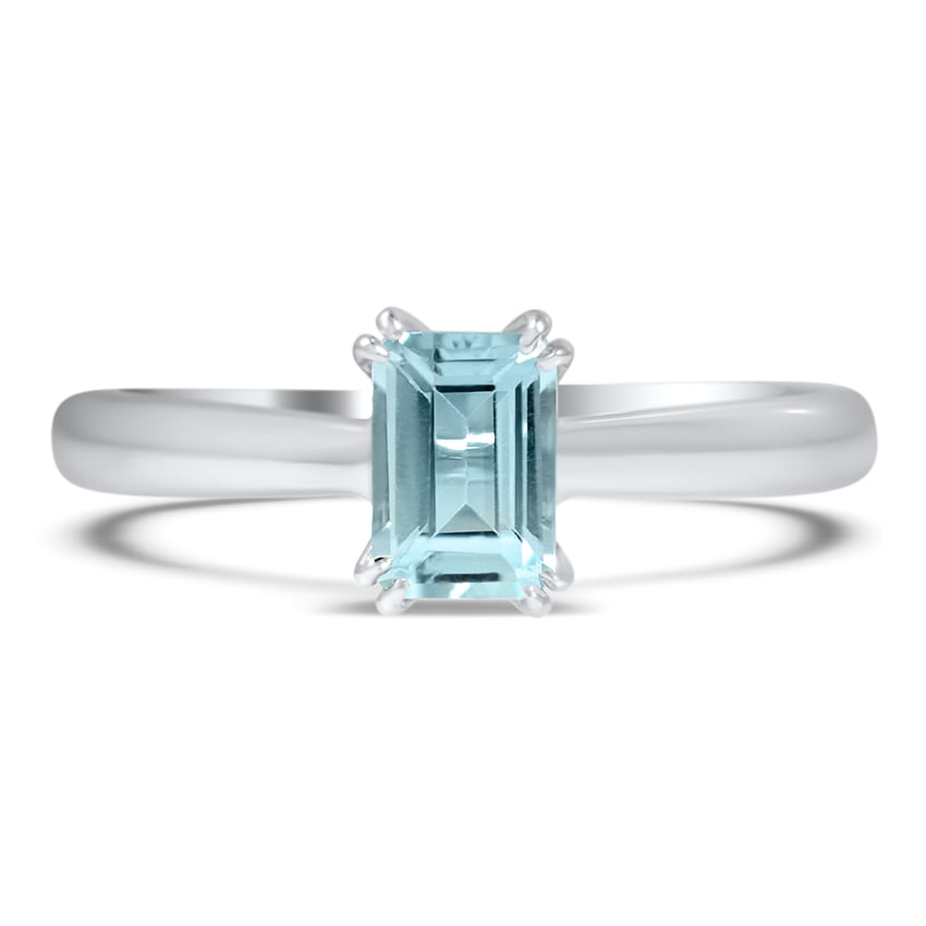 Modern Reproduction Aquamarine Vintage Ring