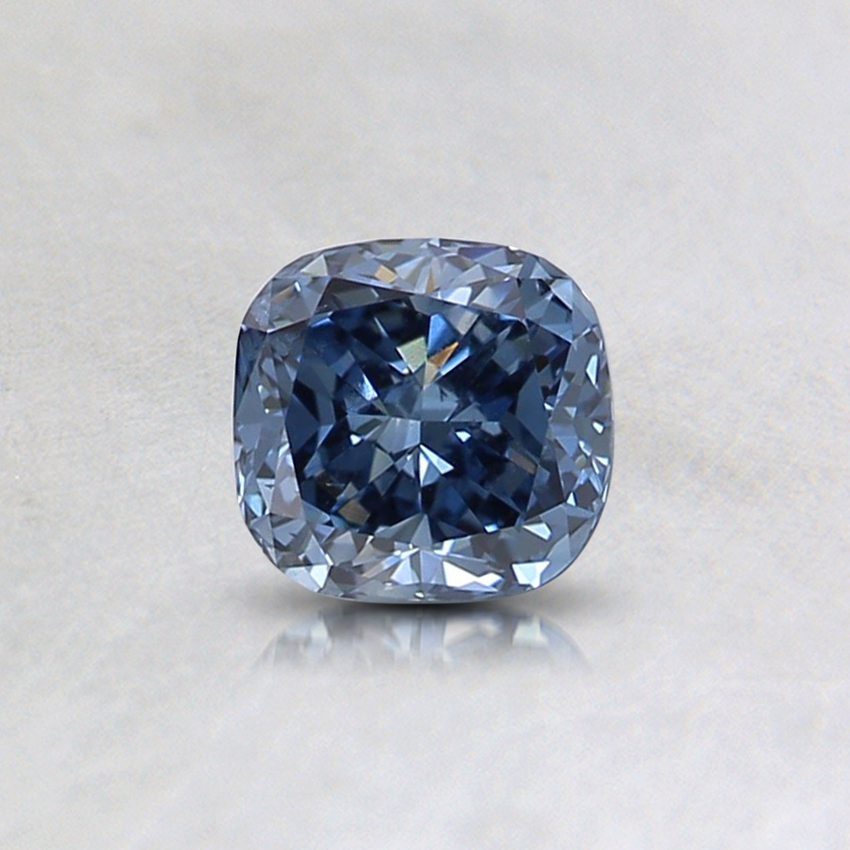 0.44 Ct. Fancy Intense Blue Cushion Lab Grown Diamond