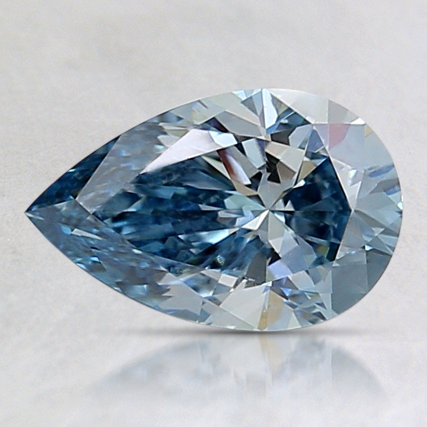 1.00 Ct. Fancy Intense Blue Pear Lab Created Diamond