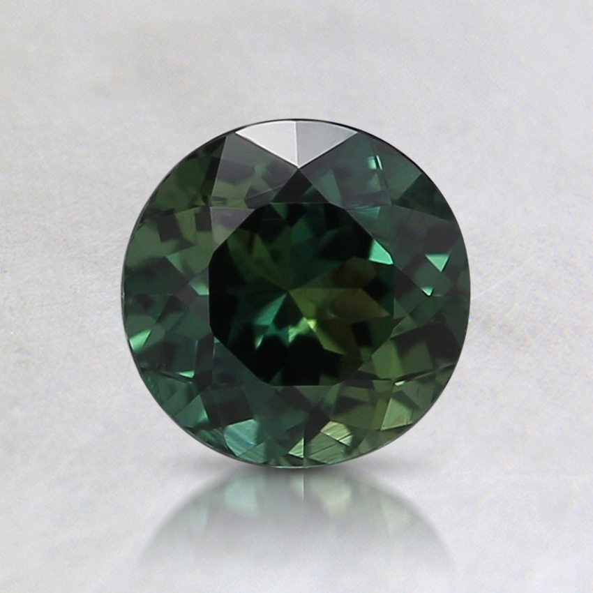 6mm Unheated Teal Round Sapphire