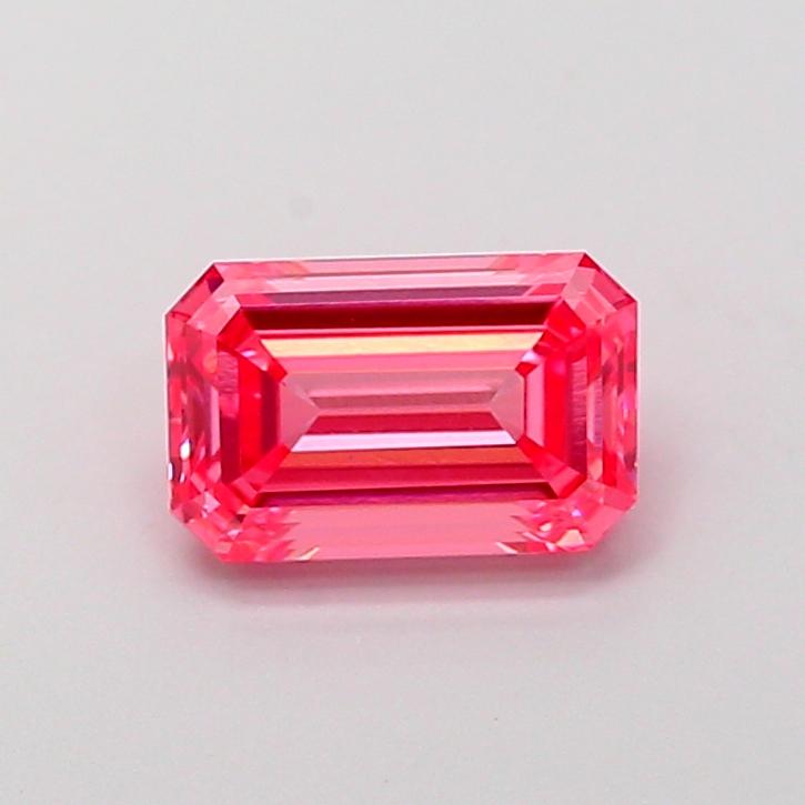 1.08 Ct. Fancy Vivid Pink Emerald Lab Grown Diamond