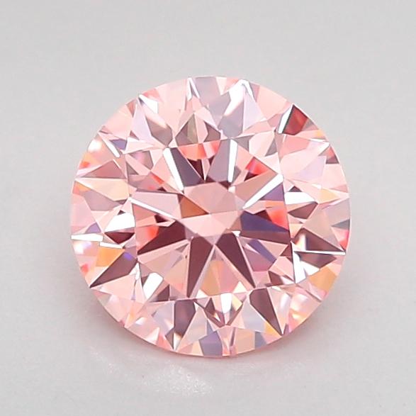 1.07 Ct. Fancy Intense Pink Round Lab Grown Diamond