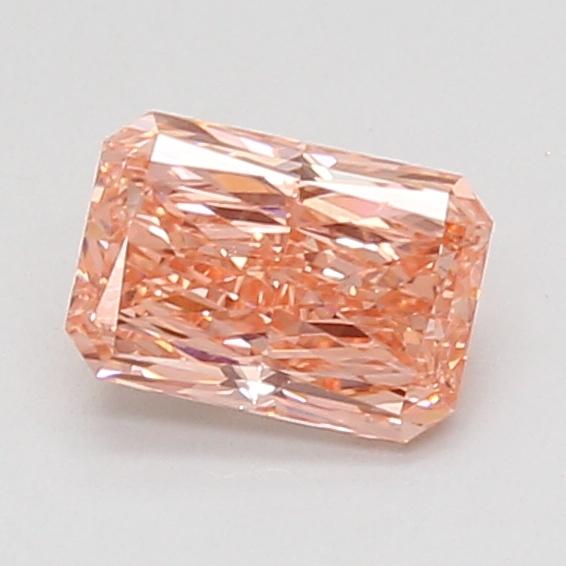 0.95 Ct. Fancy Vivid Pink Radiant Lab Grown Diamond