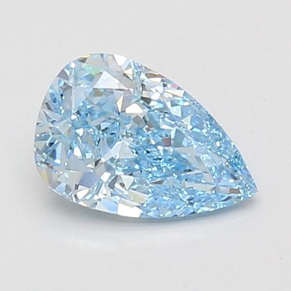 1.07 Ct. Fancy Vivid Blue Pear Lab Grown Diamond