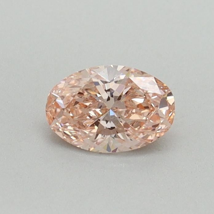 0.32 Ct. Fancy Vivid Pink Oval Lab Grown Diamond