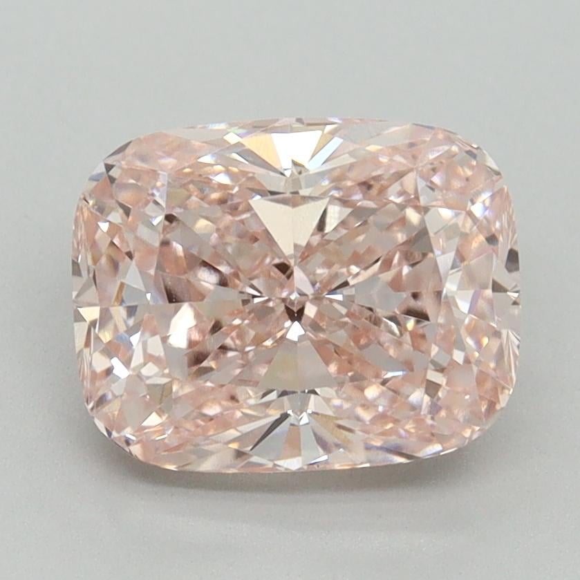 2.29 Ct. Fancy Intense Pink Cushion Lab Grown Diamond