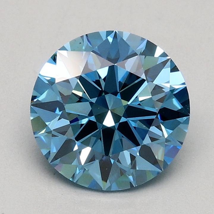 1.03 Ct. Fancy Vivid Blue Round Lab Grown Diamond