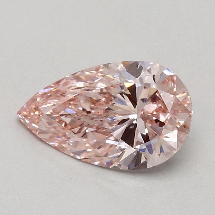 0.50 Ct. Fancy Intense Pink Pear Lab Grown Diamond