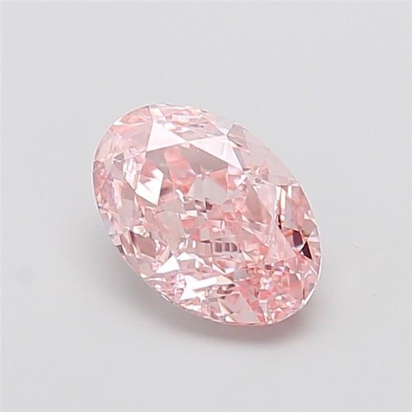 2.29 Ct. Fancy Intense Pink Oval Lab Grown Diamond