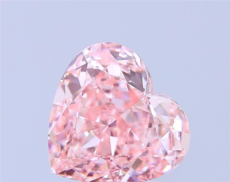 1.87 Ct. Fancy Vivid Pink Heart Lab Grown Diamond