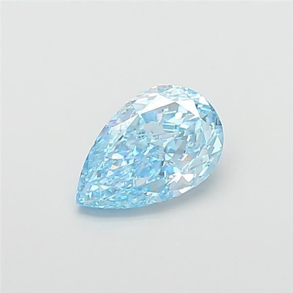 2.01 Ct. Fancy Vivid Blue Pear Lab Grown Diamond