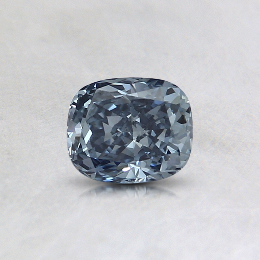 0.42 Ct. Fancy Intense Blue Cushion Lab Grown Diamond