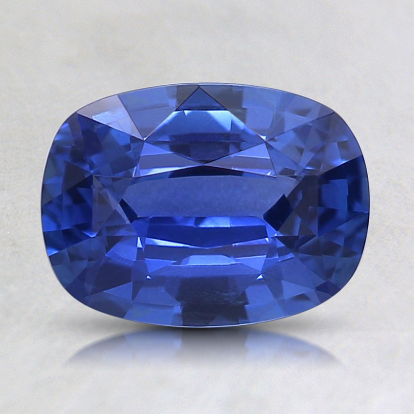 8.1x6mm Blue Cushion Sapphire