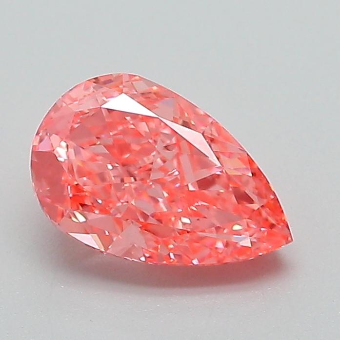 1.08 Ct. Fancy Vivid Pink Pear Lab Grown Diamond
