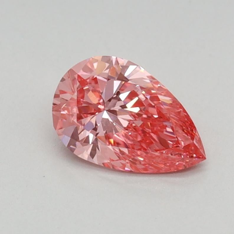 0.47 Ct. Fancy Vivid Pink Pear Lab Grown Diamond