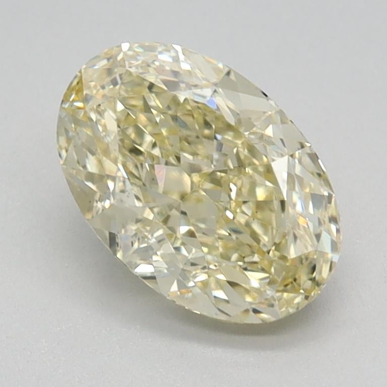 1.22 Ct. Fancy Yellow Oval Lab Grown Diamond
