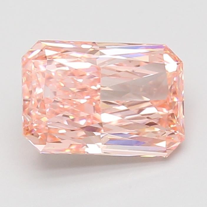 2.58 Ct. Fancy Vivid Pink Radiant Lab Grown Diamond