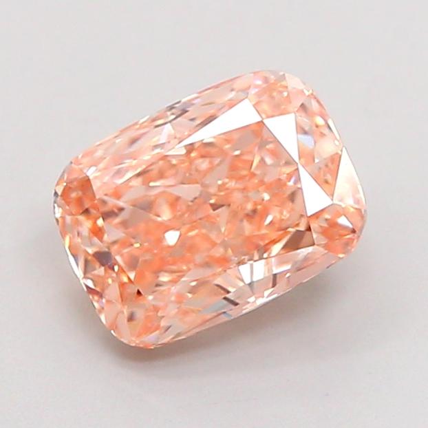 1.72 Ct. Fancy Intense  Pink Cushion Lab Grown Diamond