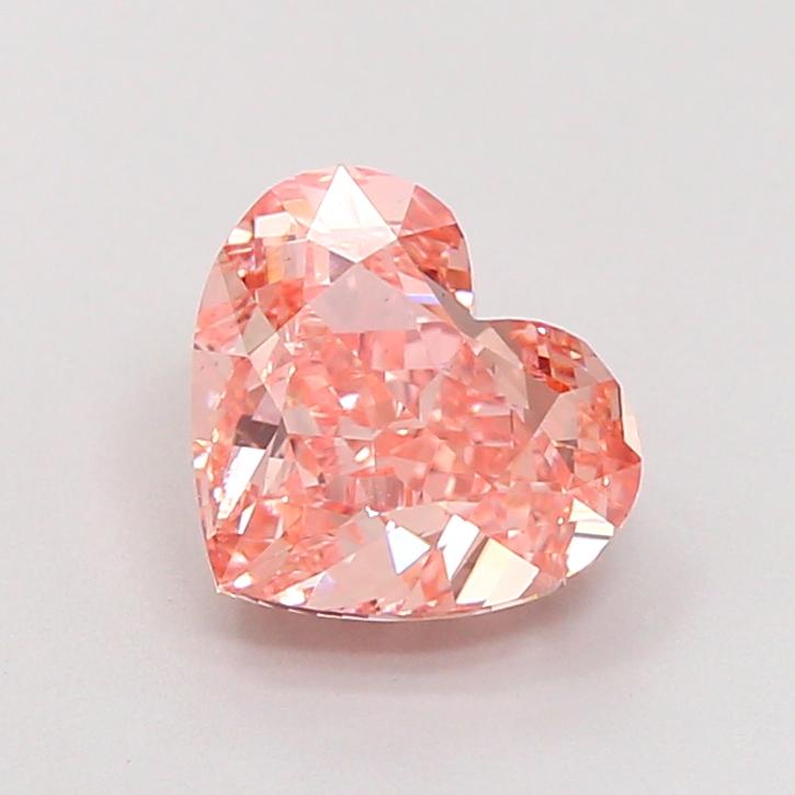 2.25 Ct. Fancy Intense  Pink Heart Lab Grown Diamond