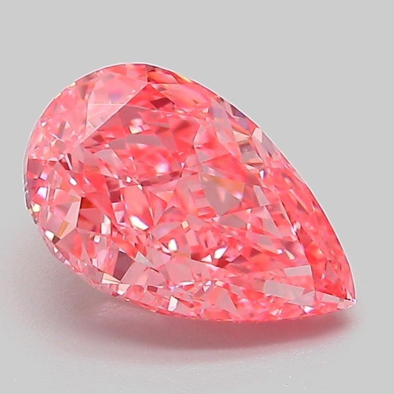 2.06 Ct. Fancy Vivid Pink Pear Lab Grown Diamond