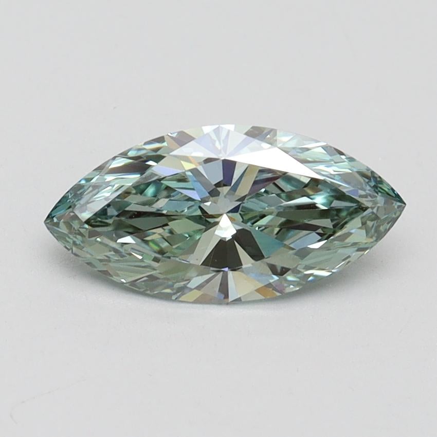 1.05 Ct. Fancy Intense Green Marquise Lab Grown Diamond