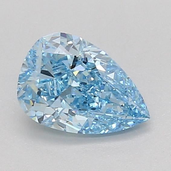 1.01 Ct. Fancy Vivid Blue Pear Lab Grown Diamond