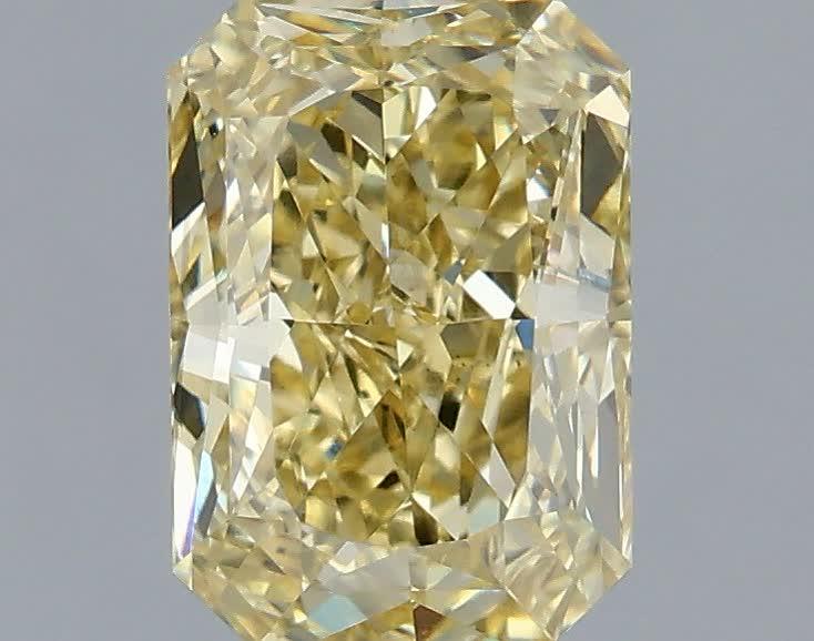 1.50 Ct. Fancy Yellow Radiant Lab Grown Diamond