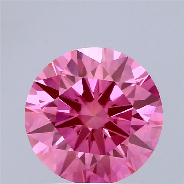 2.09 Ct. Fancy Vivid  Pink Round Lab Grown Diamond