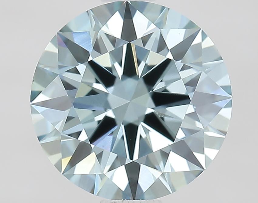 1.36 Ct. Fancy Intense Blue Round Lab Grown Diamond