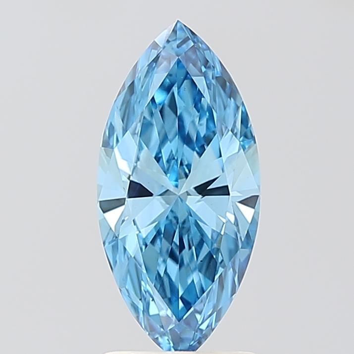 1.40 Ct. Fancy Vivid Blue Marquise Lab Grown Diamond
