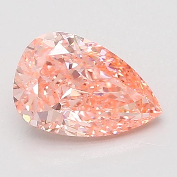 1.51 Ct. Fancy Vivid Pink Pear Lab Grown Diamond