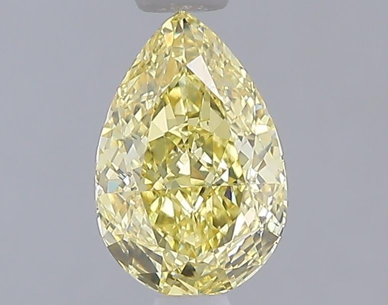 1.08 Ct. Fancy Vivid Yellow Yellow Pear Lab Grown Diamond