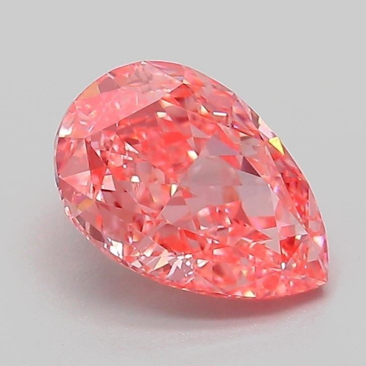 1.51 Ct. Fancy Vivid Pink Pear Lab Grown Diamond