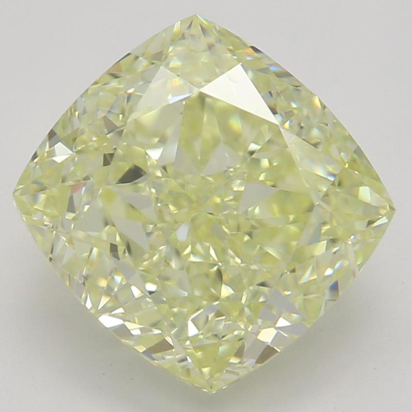 2.52 Ct. Fancy Light Yellow Cushion Diamond