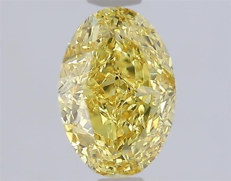 1.60 Ct. Fancy Vivid Yellow Yellow Oval Lab Grown Diamond