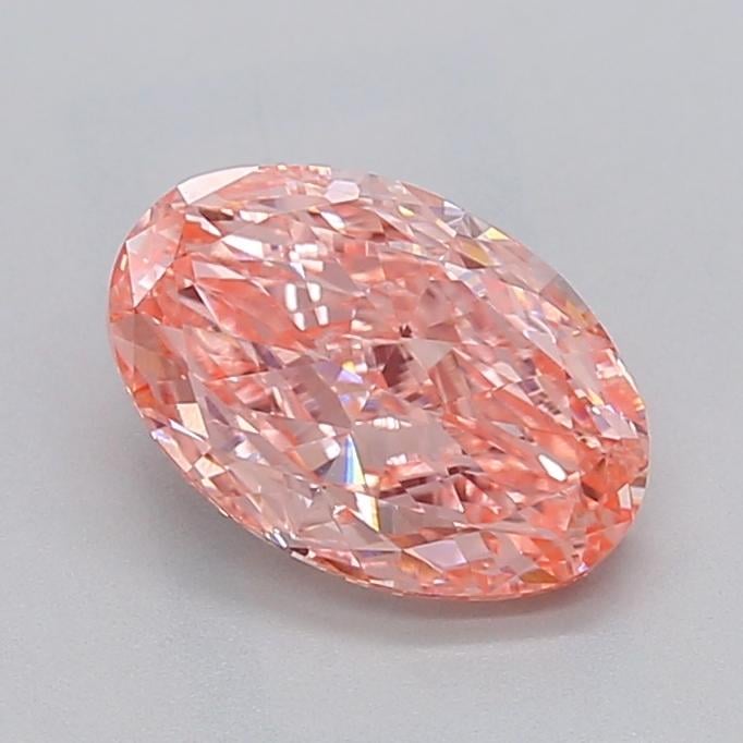 2.07 Ct. Fancy Vivid  Pink Oval Lab Grown Diamond