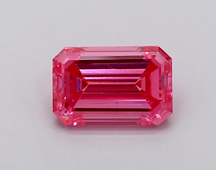 1.01 Ct. Fancy Vivid Pink Emerald Lab Grown Diamond