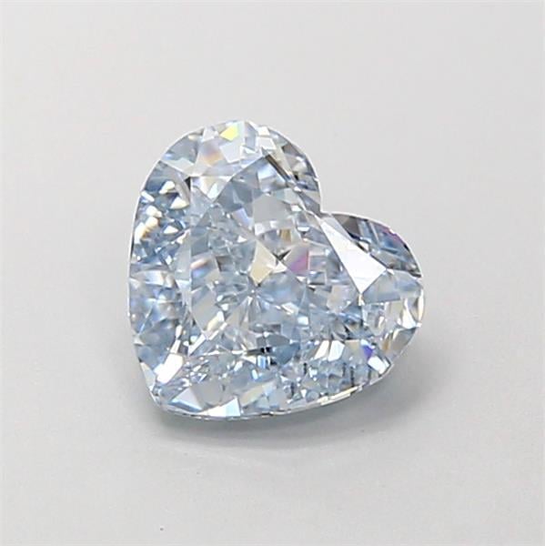 1.07 Ct. Fancy Intense Blue Heart Lab Grown Diamond
