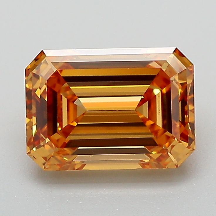 1.82 Ct. Fancy Light  Brown Emerald Lab Grown Diamond