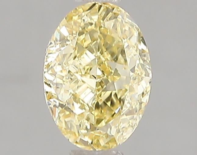 1.02 Ct. Fancy Vivid Yellow Oval Lab Grown Diamond