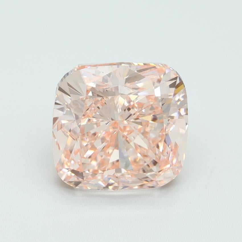 4.51 Ct. Fancy Intense Pink Cushion Lab Grown Diamond