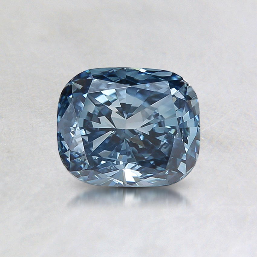 0.72 ct. Lab Created Fancy Intense Blue Cushion Diamond | DLCB0 ...