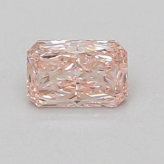 0.78 Ct. Fancy Intense Pink Radiant Lab Grown Diamond