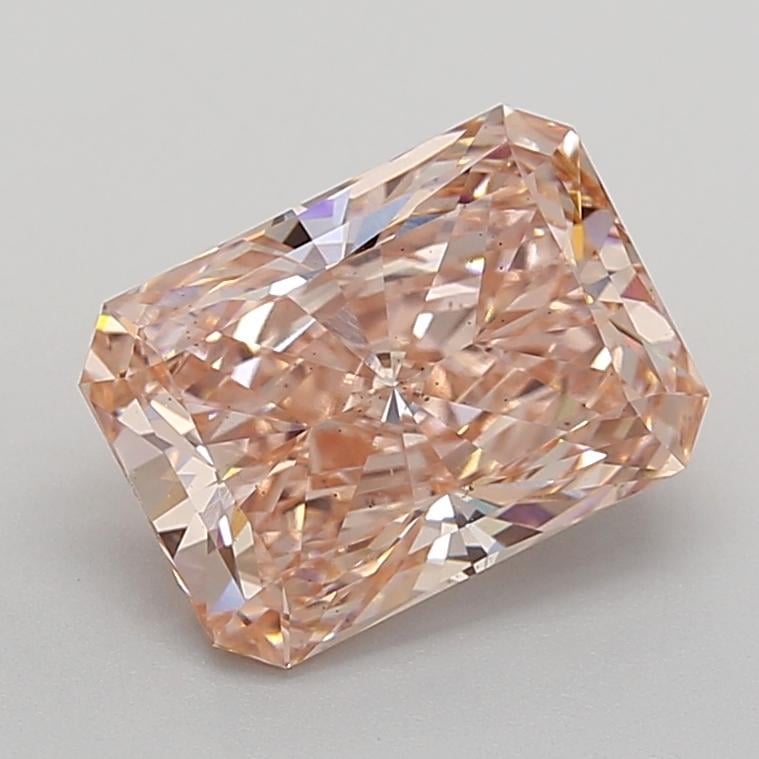 3.53 Ct. Fancy Intense  Pink Radiant Lab Grown Diamond